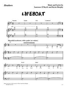 Heathers the Musical - 'Lifeboat' (Sheet Music)