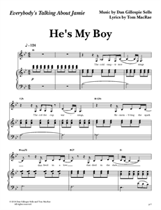 Everybody's Talking About Jamie - "He's My Boy" (Sheet Music)