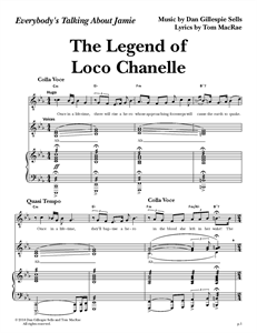 Everybody's Talking About Jamie - "The Legend of Loco Chanelle" (Sheet Music)