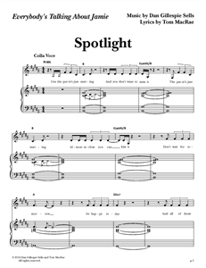 Everybody's Talking About Jamie - "Spotlight" (Sheet Music)