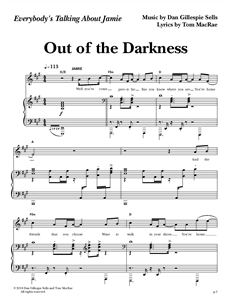 Everybody's Talking About Jamie - "Out of the Darkness (Finale)" (Sheet Music)