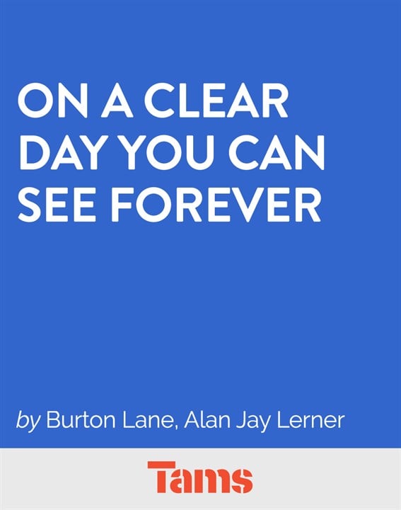 On A Clear Day You Can See Forever