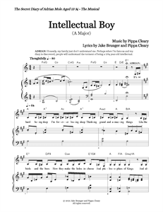 Sue Townsend's The Secret Diary of Adrian Mole Aged 13¾ The Musical - "Intellectual Boy" (Sheet Music)